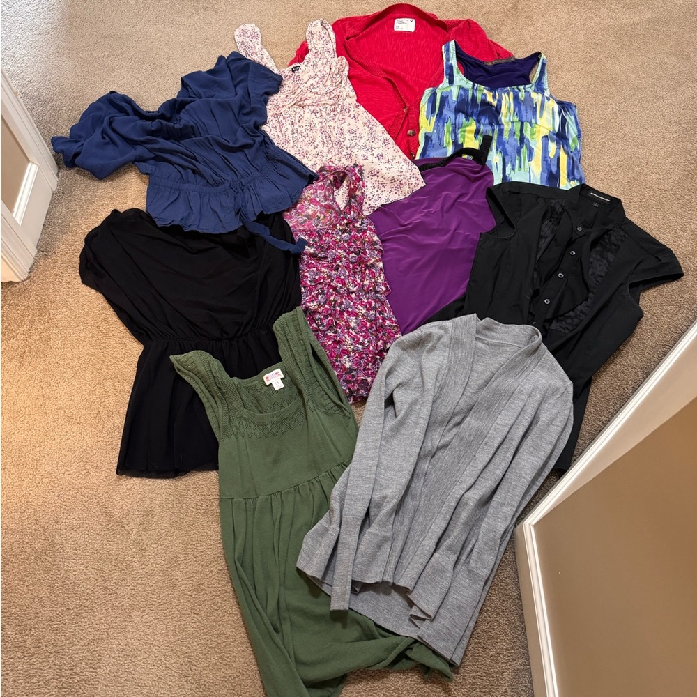 Women’s bundle of 10 size small tops